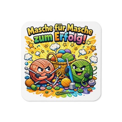 Korkuntersetzer  Masche für Masche zum Erfolg!  - Stricken / Häkeln