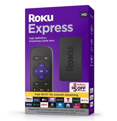 Roku 3960RW Express HD Streaming Device - with High-Speed HDMI