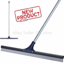 30" Straight Silicone Blade Floor Squeegee Industrial Garage Driveway Cleaning