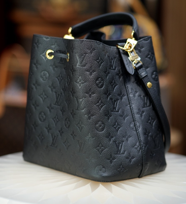 Louis Vuitton NéoNoé MM M45256 Black Empreinte Chip version