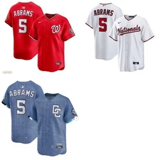 CJ Abrams Nationals Men stitched Jersey