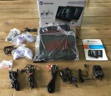 WONNIE 9.5'' Dual Screen DVD Player Portable for Car Travel Entertainment System