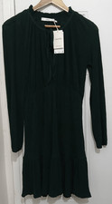 Mng womens small size 4 dark turquoise green dress