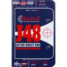 Radial J48 MK2 Direct Box DI with Phantom FREE SHIPPING