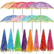 8 Pcs Sequins Lace Indian Umbrella Handmade Designer Embroidery Boho Pagoda P...