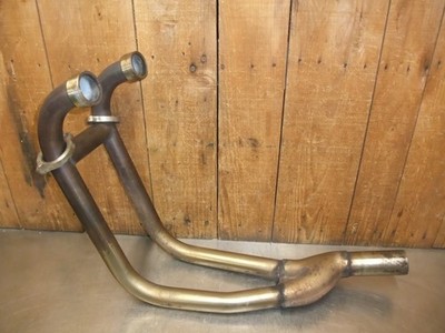 Suzuki GS500 FK4 2004 bis 2007 Auspuff Krümmer Downpipes sehr guter Zustand #280