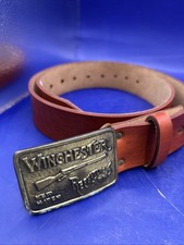 Youth Belt With Brass Buckle Size 33