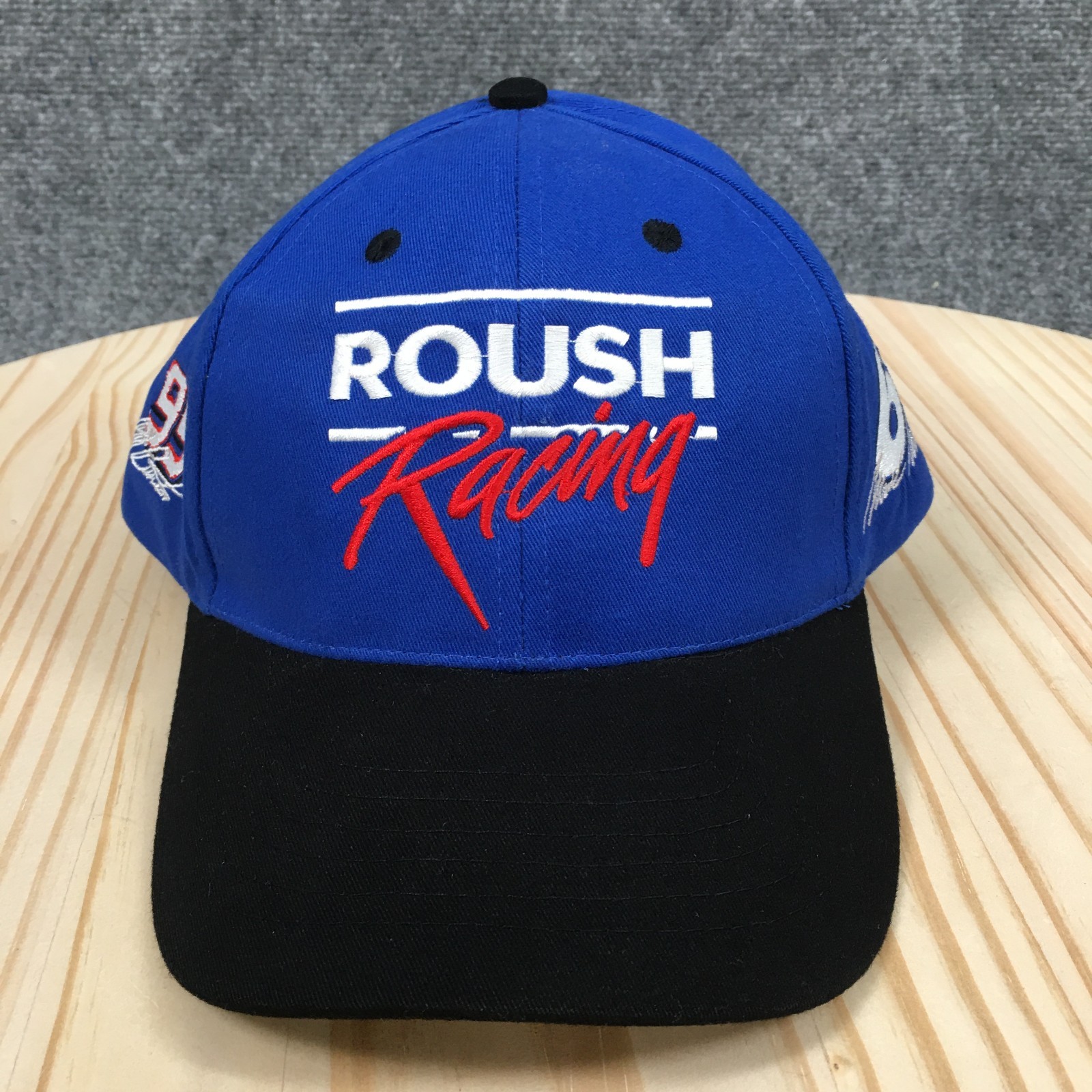 Roush Racing NASCAR Speedway Blues Baseball Cap Unisex OS Embroidered Logo Blue image 2