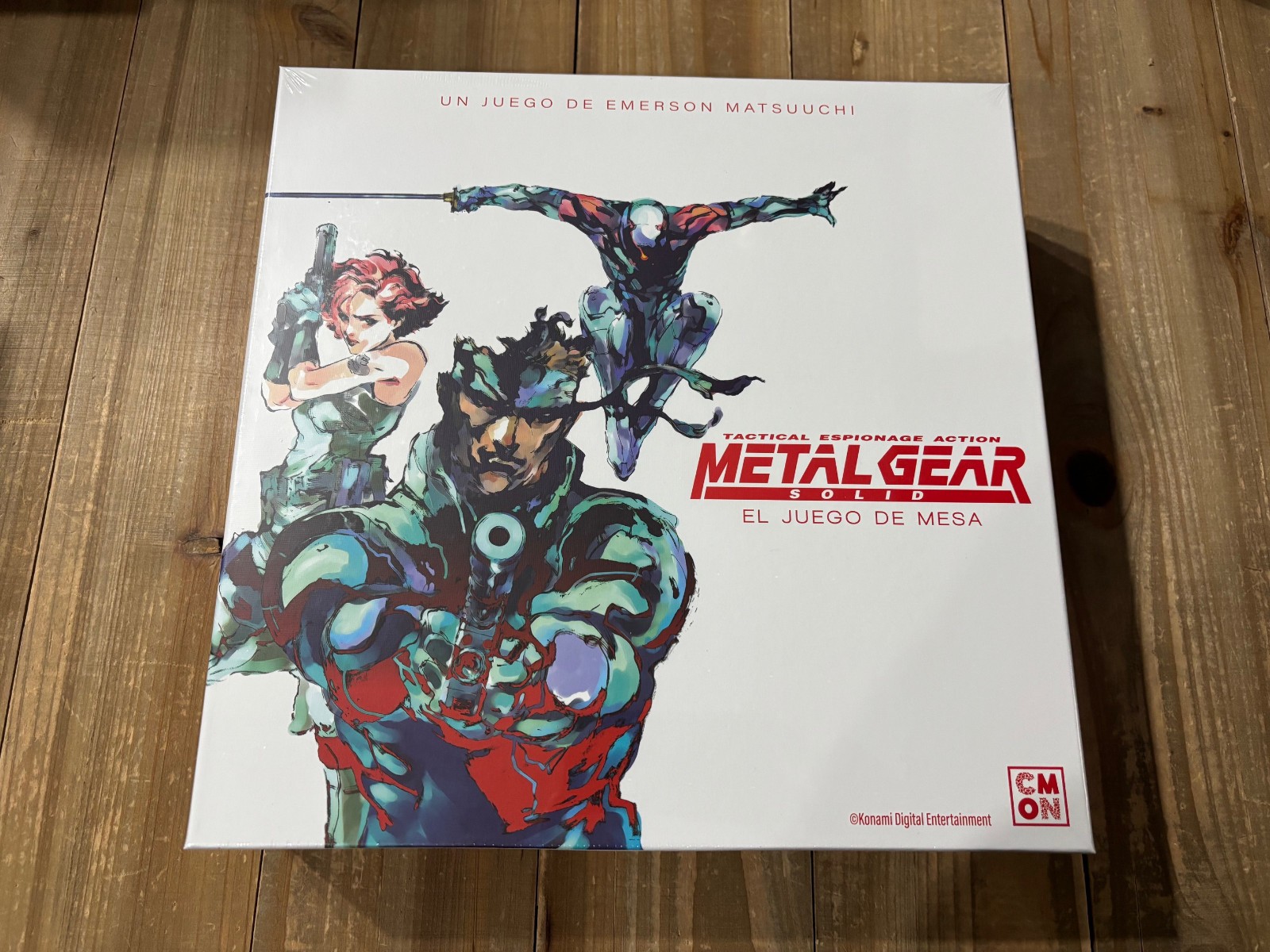 juego de mesa - METAL GEAR SOLID - Caja Basica - Edición en Español - CMON