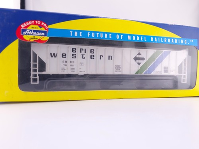 #ad #ad *READ* Athearn Ho Scale 7163 HO Scale Erie Western 54#x27; PS Hopper ERES 7047 Train $34.95