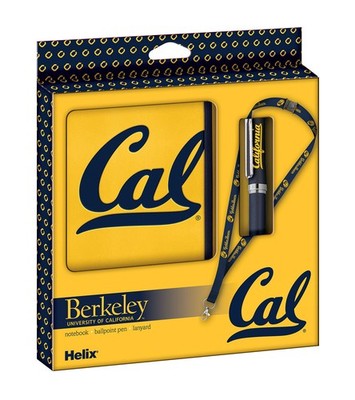 Helix Cal (Berkeley) College Geschenkset Mit Notizblock Und Kugelschreiber