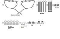 Givi Te6419 Rahmenkit FüR Weiche Seitenkoffer/Easylock Triumph Trident 660