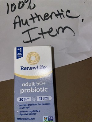 Renew Life Adult 50+ Probiotic (30 Caps) ~EXP: 03/2027