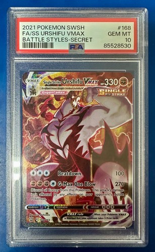 Single Strike Urshifu VMAX graded PSA 10 for sale on eBay