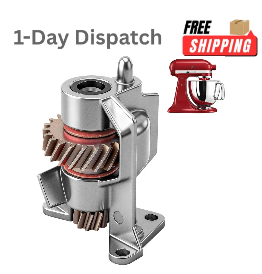 Upgrade Metal Worm Drive Gear Bracket Kit Compatible with KitchenAid Mixer Fenno
Opens in a new wind