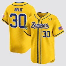 Savannah Bananas Baseball Jersey 30 Baseball Jersey All Sizes BB525