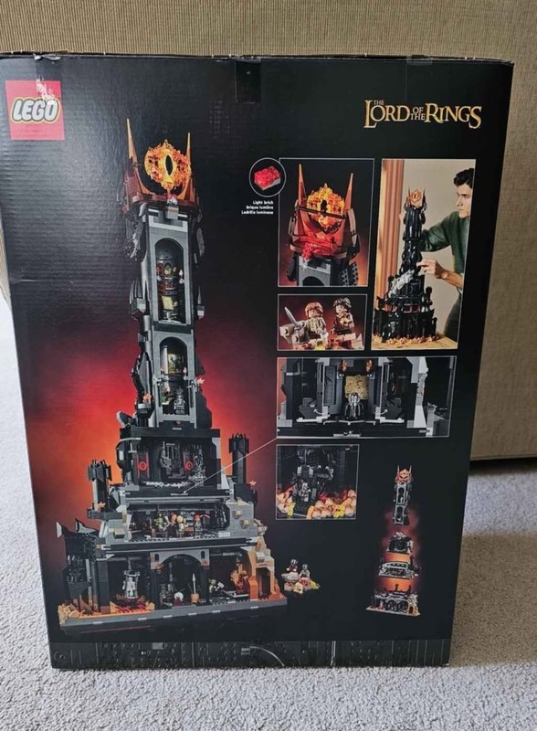 EMPTY BOX ONLY LEGO Lord of the Rings Barad-dur 10333 EMPTY BOX ONLY !!!