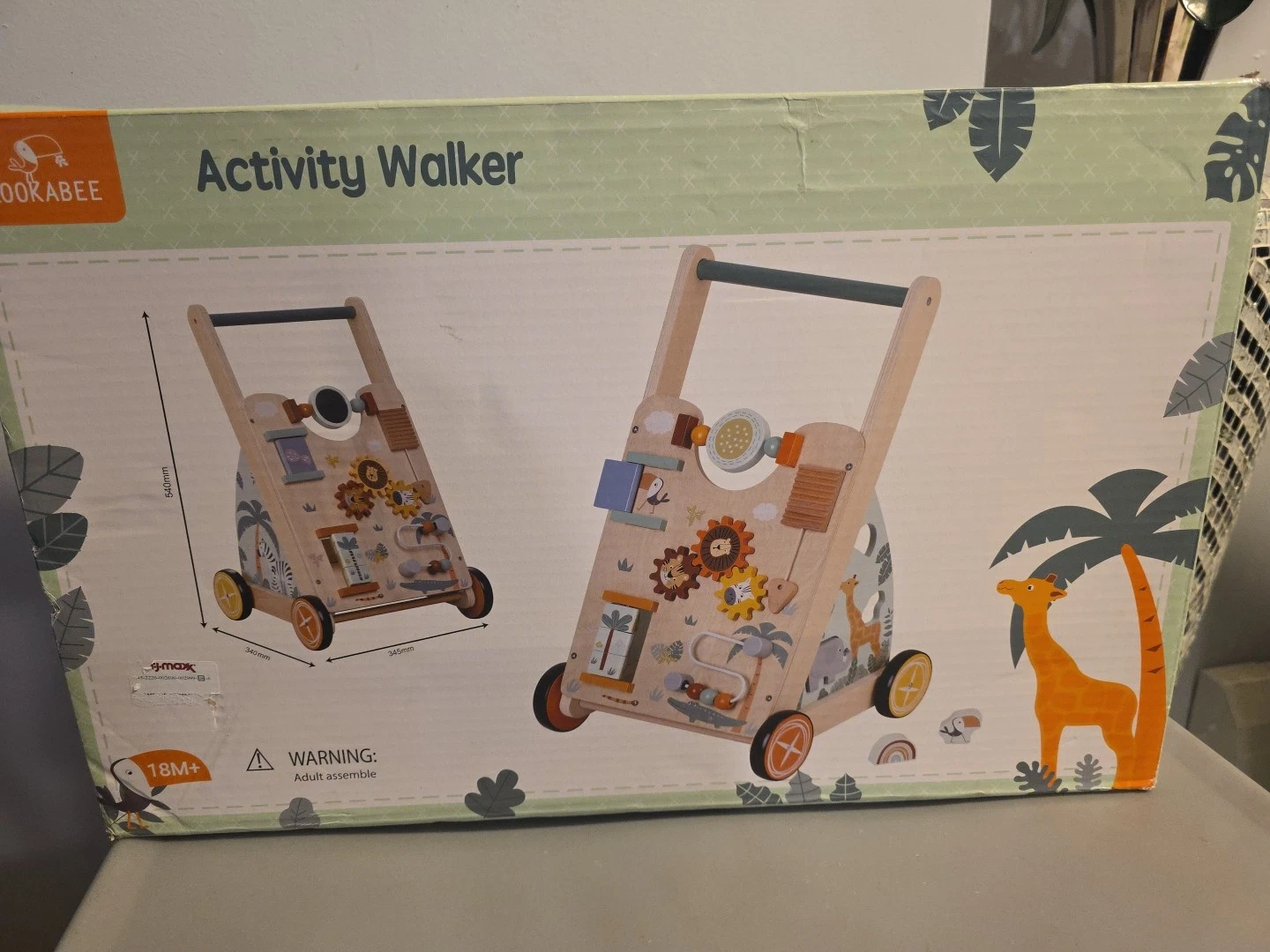 Wooden Baby Walker Push and Pull Learning Activity Walker Kids’ Activity Toy Mul
Opens in a new wind