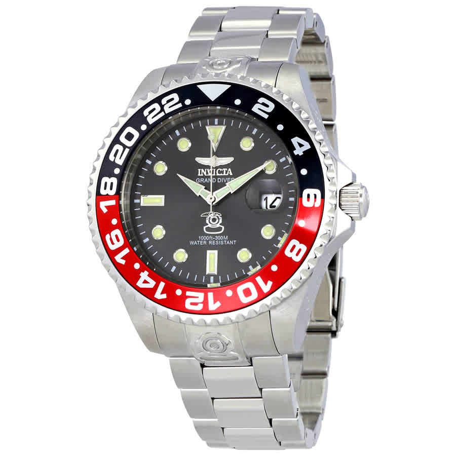 Reloj para hombre Invicta Pro Diver esfera negra automático bisel de Coca-Cola 21867