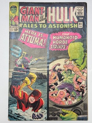 Tales to Astonish #64 (1965) 1st cover & 2nd app. The Leader (Samuel Sterns),...