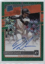 2020 Panini Donruss Optic Green Mojo Prizm 59/99 Jaylin Davis #RRS-JD Auto 1ek2