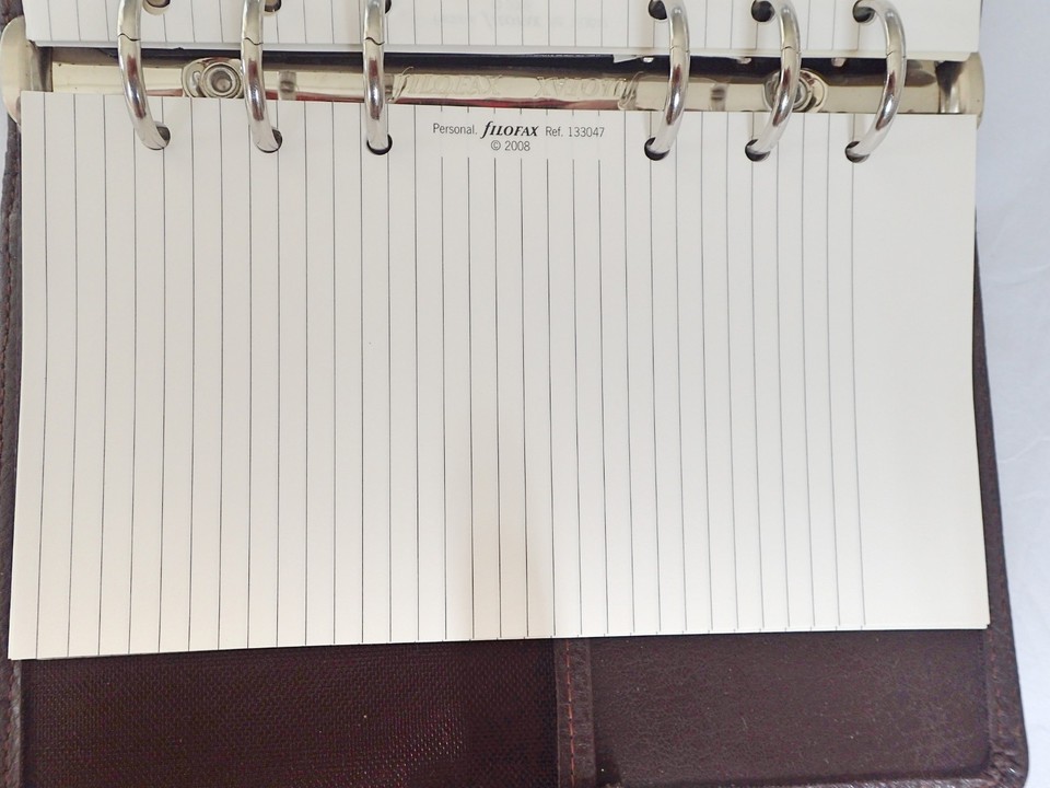 Filofax Pocket Ranger brown faux leather personal planner organiser ...