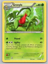 2015 POKEMON GROVYLE PRIMAL CLASH 7/160 UC NM A90267 FREE S&H
