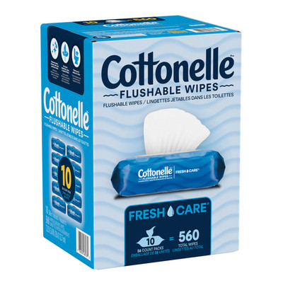 Cottonelle Fresh Care Flushable Wipes 560 Count