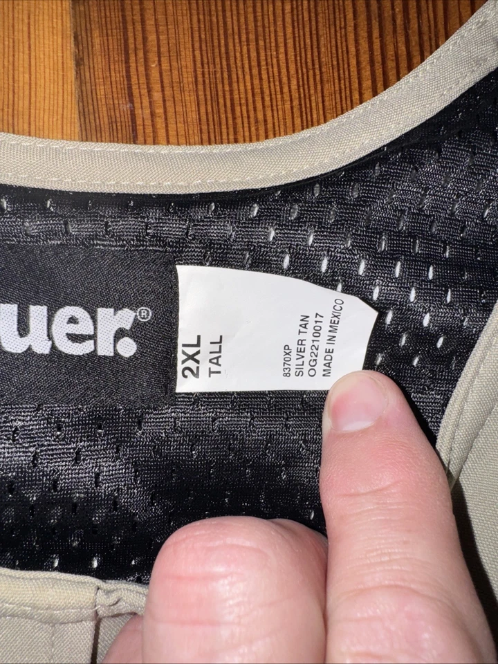 Blauer Armorskin Vest Carrier Adult 2XL Silver Tan - Image 2 of 4