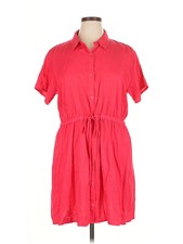 Nine West Women Red Casual Dress XL