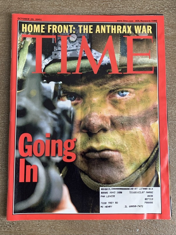 Time October 29 2001 Going In Home Front: Thr Anthrax War