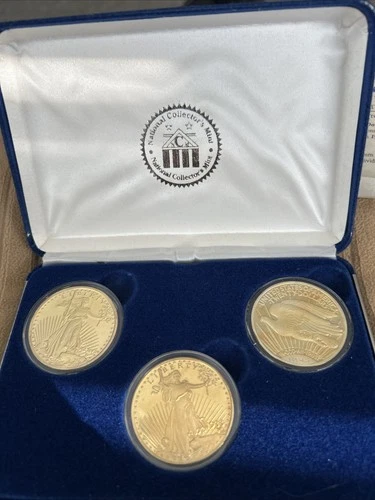 1933 Gold Double Eagle Proof Tribute Set Of 3 Coins - National Collector’s Mint