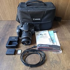 Canon EOS Rebel T7 DSLR Bundle W/ 18-55mm Lens, Battery, Charger, 128 GB SD, Bag