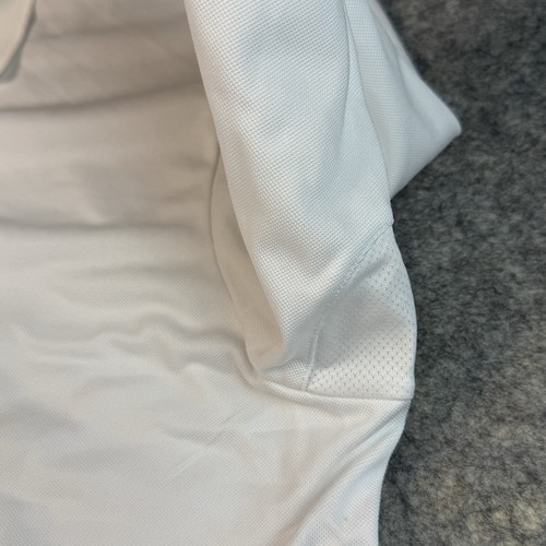 Polo Adidas uomo taglia XLarge bianca ClimaCool casual manica lunga - Foto 12 di 18