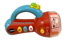 VTech Spin  Learn Red Flashlight Educational Toy Works Great for Kids SEE VIDEO