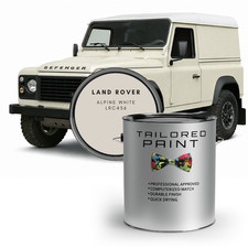 LAND ROVER ALPINE WHITE LRC456 COACH ENAMEL BRUSH/SPRAY DIRECT GLOSS PAINT