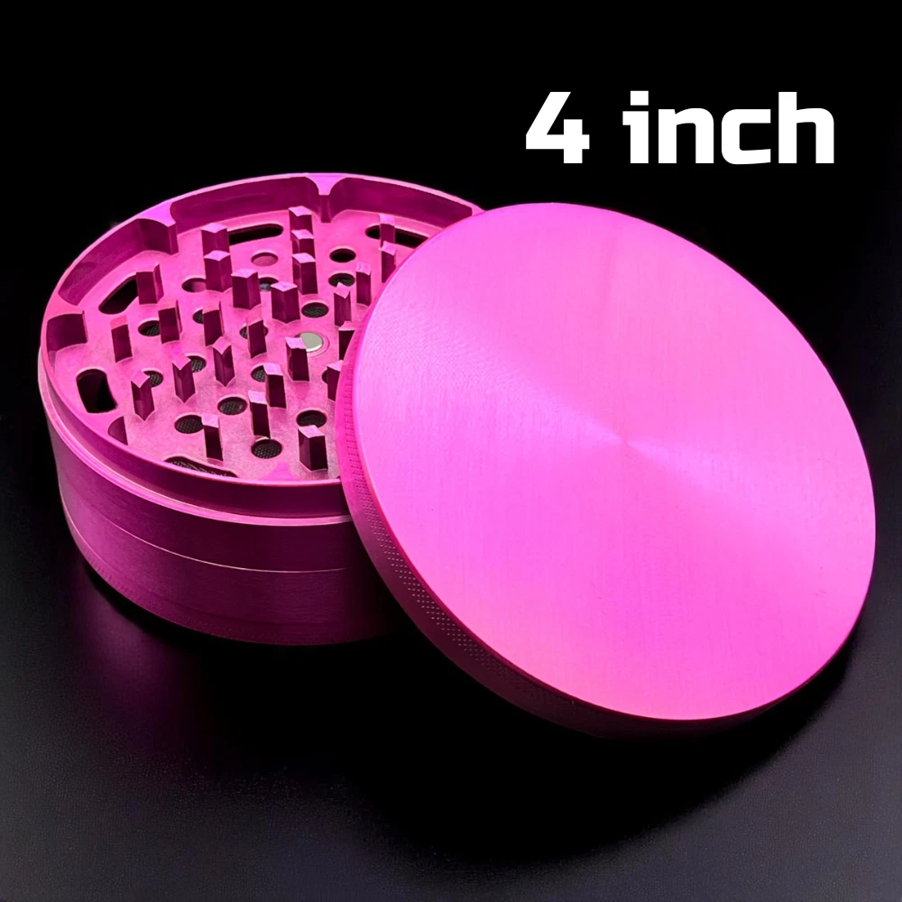 Extra Large Grinder 4 inch XL Herb & Spice, Tobacco Crusher 4 piece (Purple)
Opens in a new window o