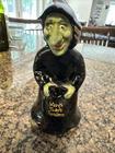 SIGNED Vintage Fenton Art Glass Halloween Witch Figurine M. Nutter