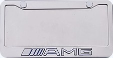 Mercedes Benz Amg 3d Stainless Steel License Frame Mercedes Benz Amg 3d Stainless Steel License Frame