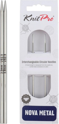 Nova Interchangeable Circular Needles 5'' (13Cm) | US Size 2.5 (3Mm)