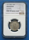 1917 Type 1 Standing Liberty Silver Quarter 25C NGC Fine Details F Cleaned