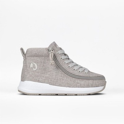 Billy Kleinkinder Ziege High Top Leinen adaptive Turnschuhe AFO FlipTop Reißverschluss
