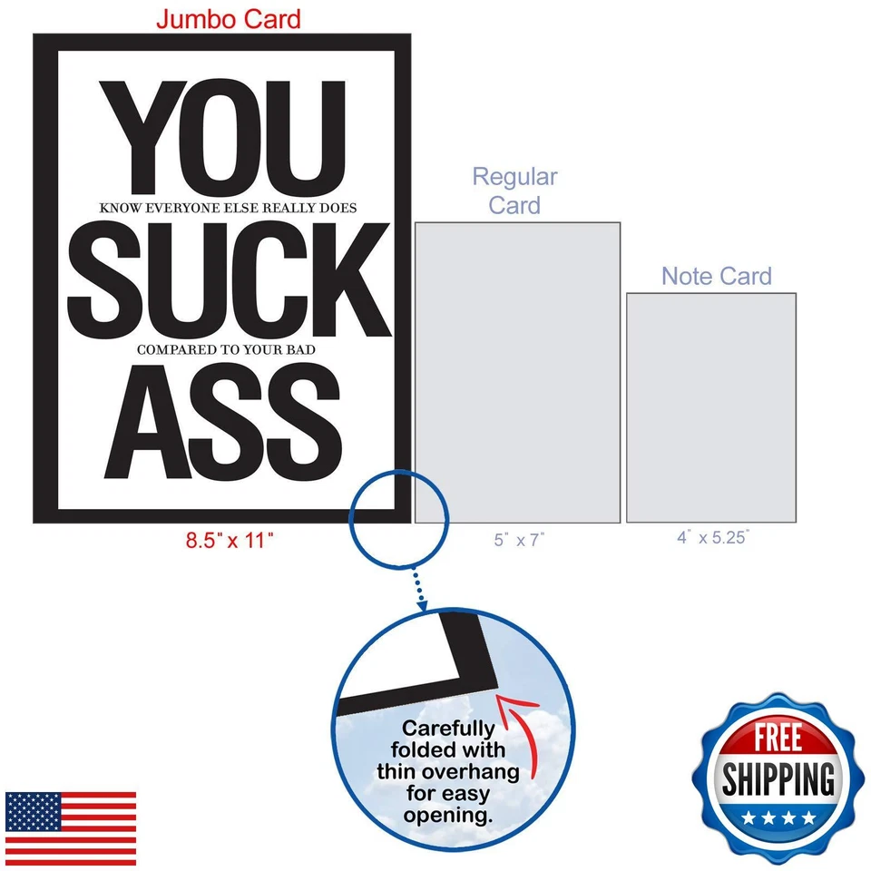 NobleWorks - 1 Funny All Occasion Congratulations Greeting Card w/Envelope (B - Image 4 of 4