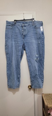 Old Navy The Sky Hi Straight Extra High Rise Denim Jeans Women s Size 24w