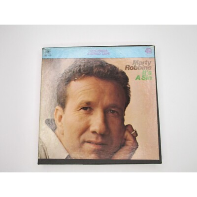 Vintage Reel to Reel Tape Marty Robbins Its A Sin Classic Country Columbia Recor