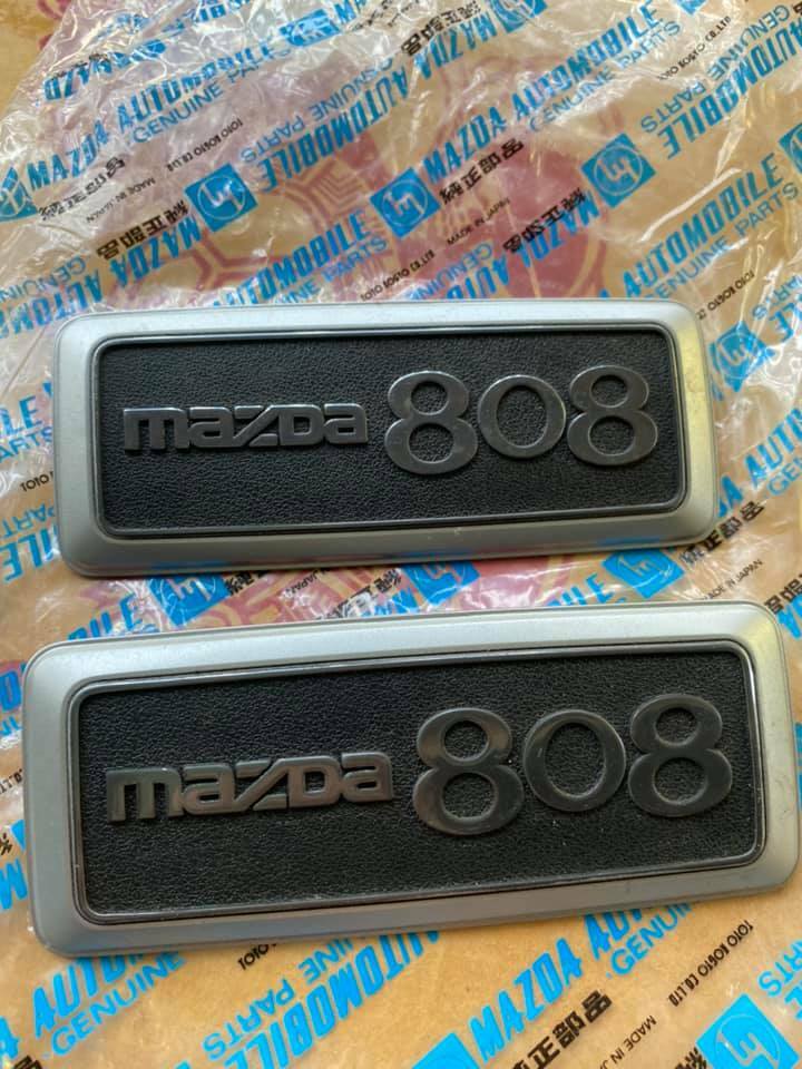 Mazda 808 818 rx3 Side rear emblem Badge Genuine Parts nos japan