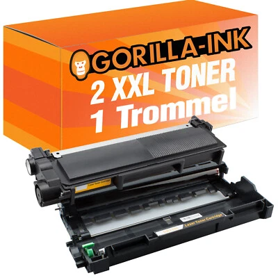 GORILLA-INK 2 tóner y tambor para Brother DR2300 TN2320 HL-L 2300D 2320D 2340DW 2360DN 2365DW