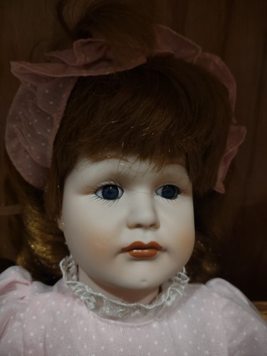 19" Porcelain Doll by Noble Arts, Musical