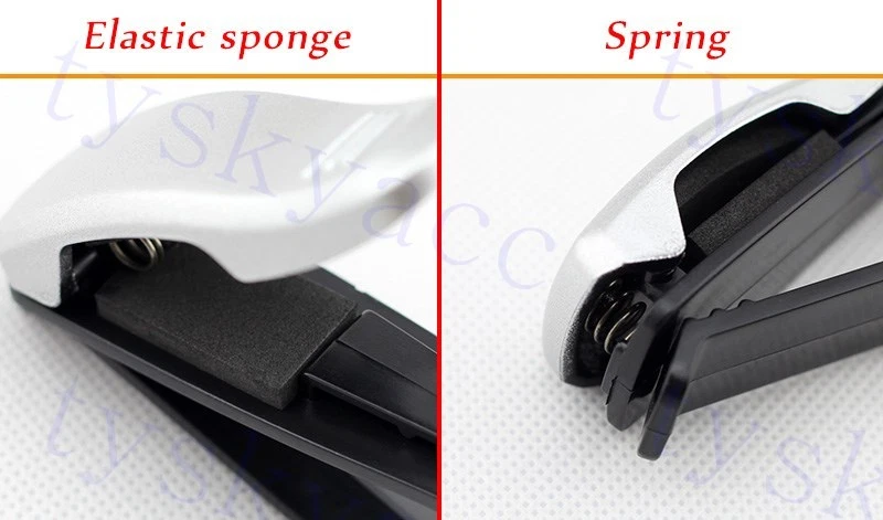 Piezas interiores de coche visera de sol clip soporte tarjeta vidrio para gafas de sol gafas Foto 3 de 4