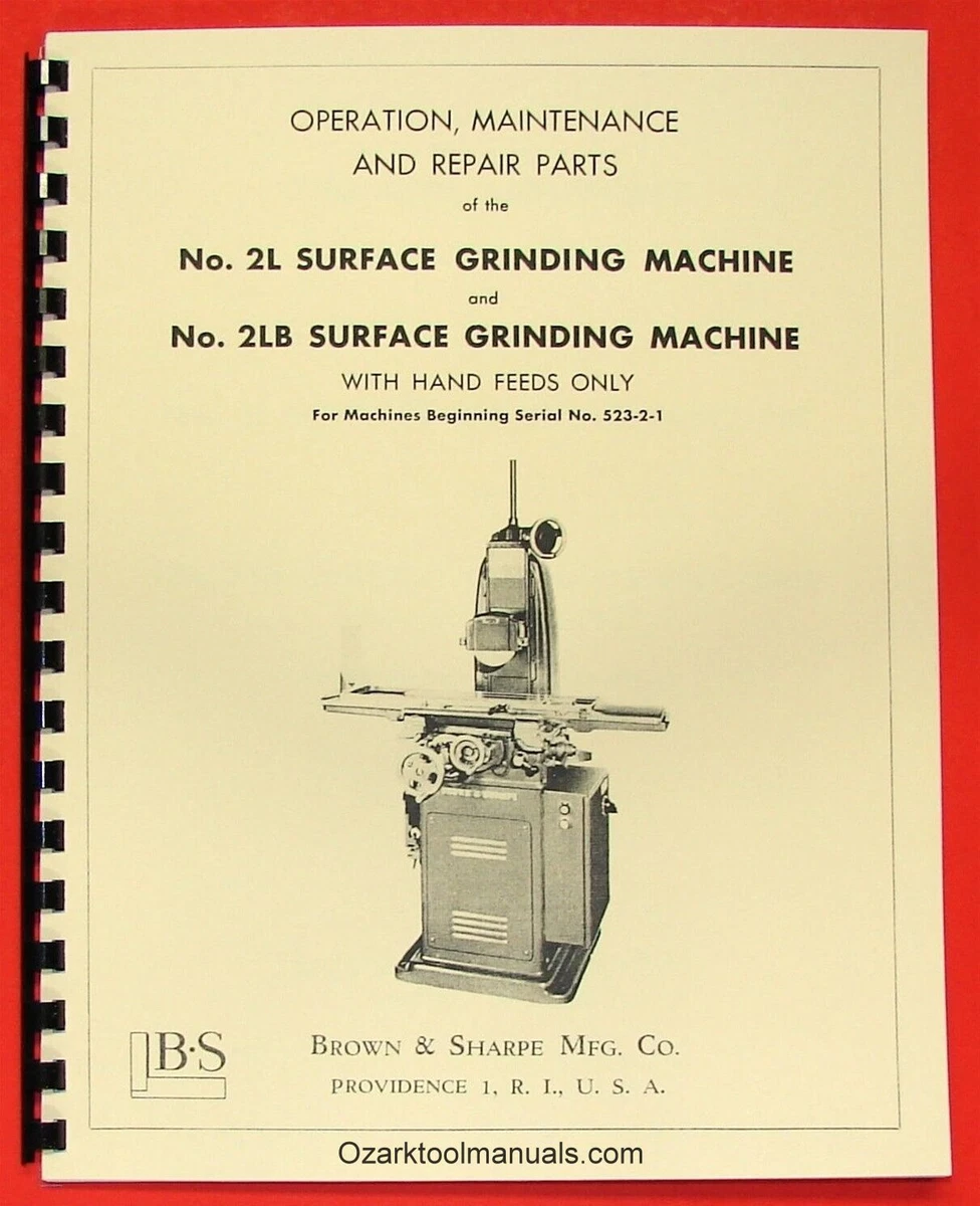 Manual 2024 surface grinder